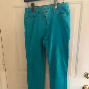 Michael Kors Teal Jeans Size 6